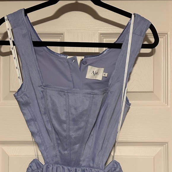 Aje - Lilac Cutout Midi Dress with Square Neck - New without tag - Picture 6 of 11